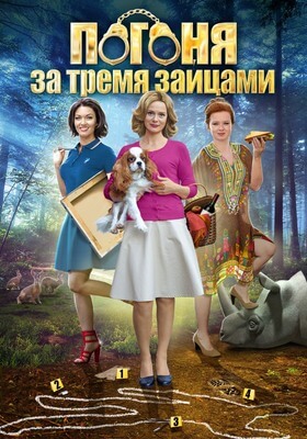 Погоня за тремя зайцами постер сериала